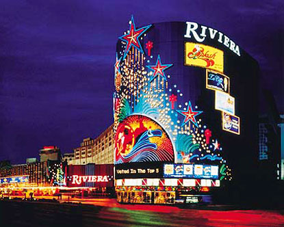 A View Of The Riviera Hotel And Casino In Las Vegas, Nevada, Taken